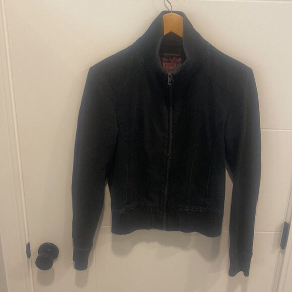 🏁 Aritzia Talula distressed jacket size small - Picture 2 of 10